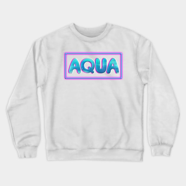 Aqua Crewneck Sweatshirt by BoonieDunes